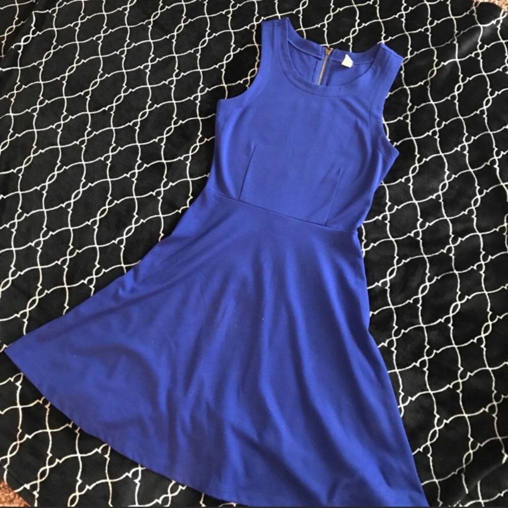 Royal blue dress